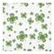 Painterly Shamrock Pattern 10" x 10" Cotton Twill Napkin